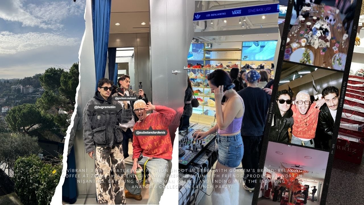 3 Günde Neler Yaptım: Çekimler, İş ve Lansman Partileri Vlog #10