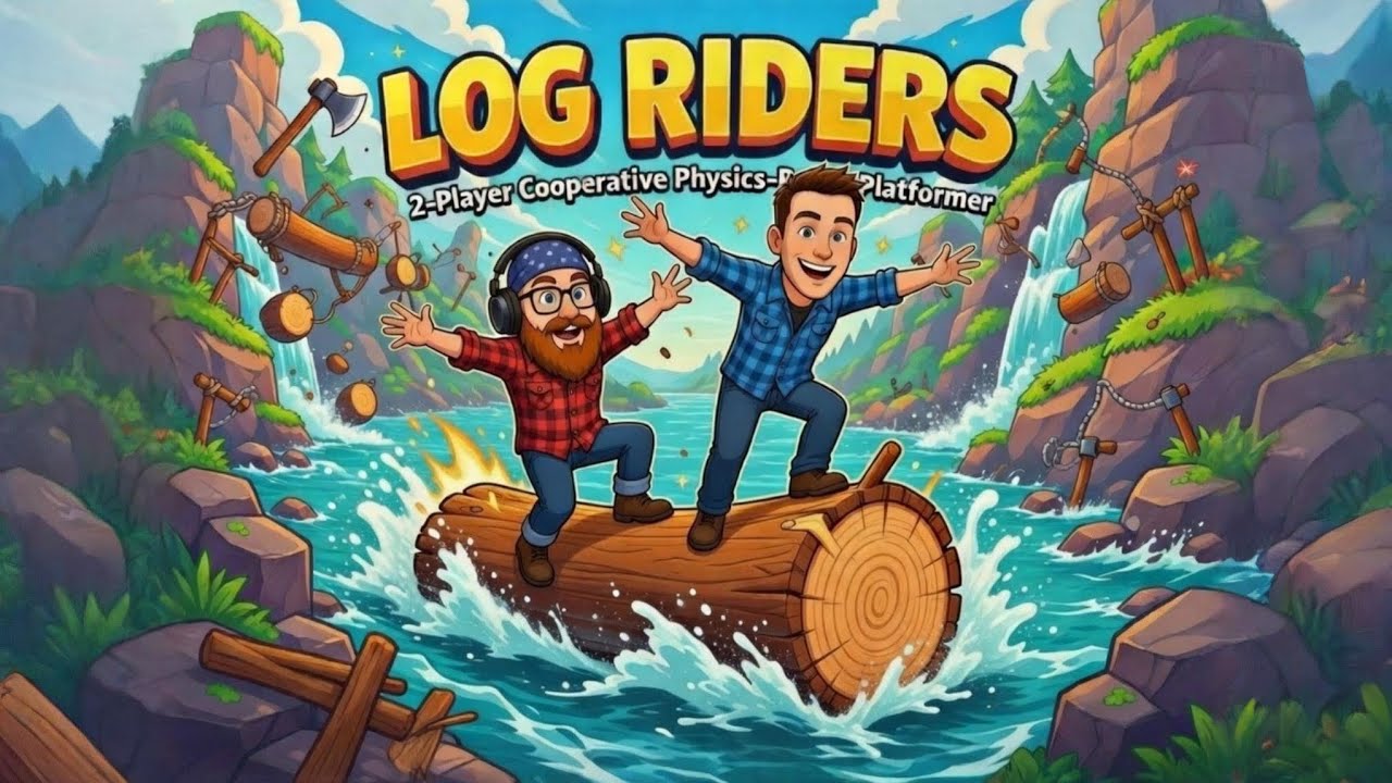Log Riders Gameplay: Hilarious 2 Player Log Balancing Fails! | Accidental Allies