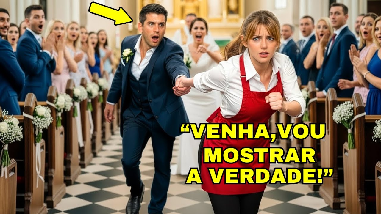MILIONÁRIO EM CHOQUE QUANDO DESCONHECIDA O TIRA DE SEU CASAMENTO… MAS 5s DEPOIS O QUE ELA LHE MOSTRA