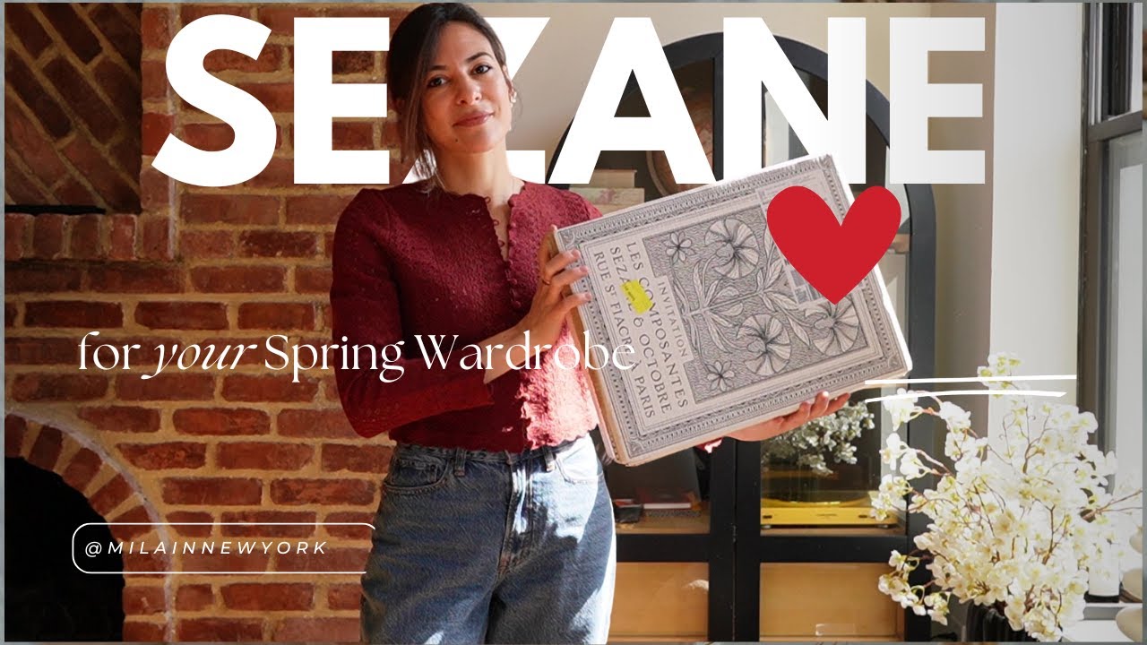 Sezane spring review - try on haul at  my new apartment