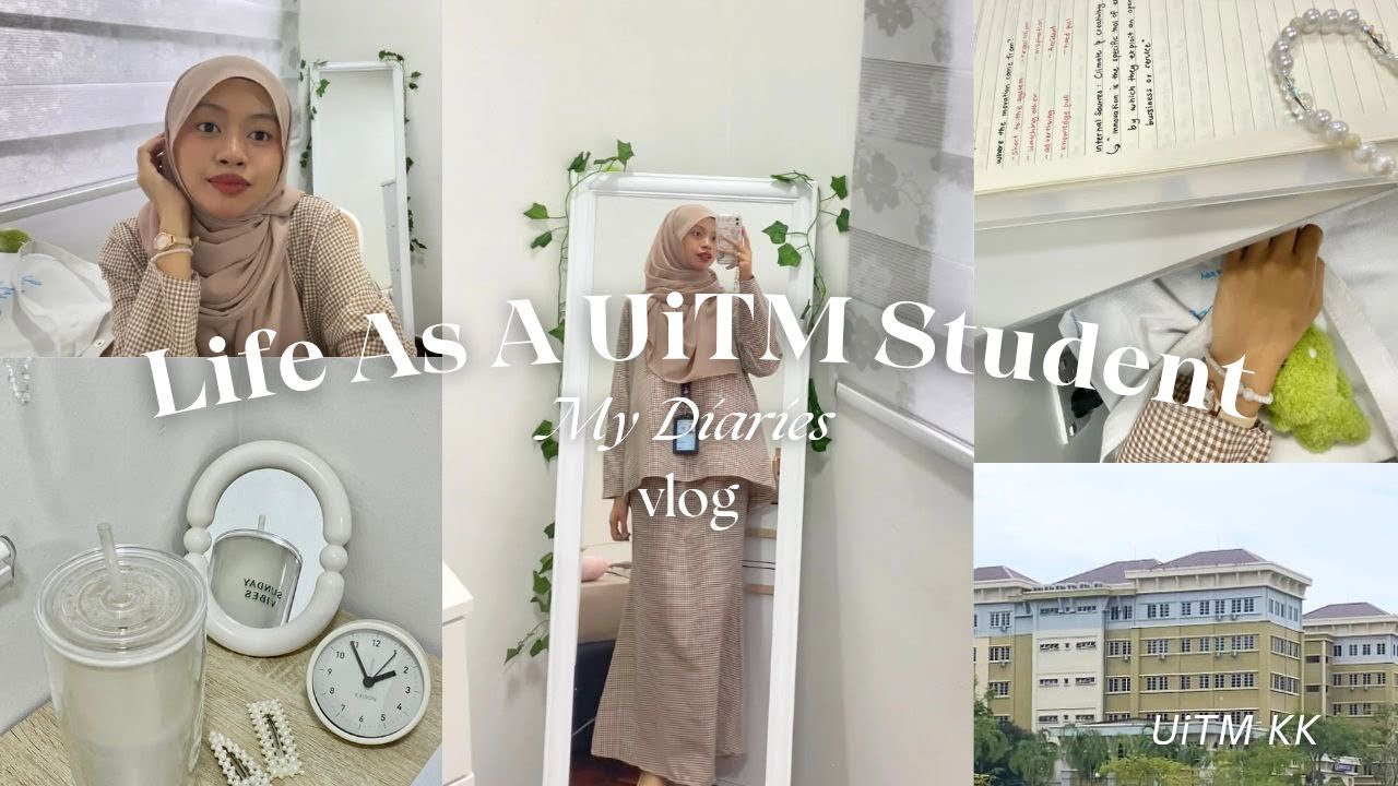 [uni vlog]: LIFE AS A UiTM STUDENT 𐙚˙⋆.˚ ᡣ𐭩
