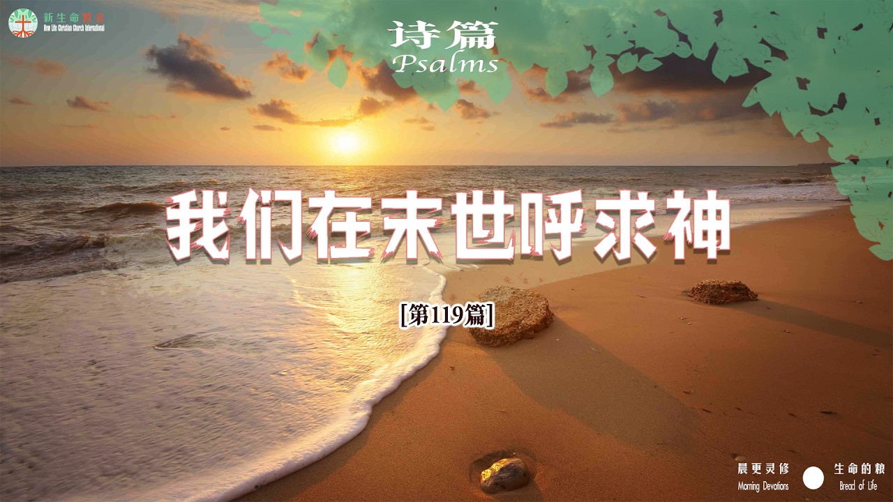 50 诗篇 第119篇 律法并非束缚，而是通往行为完全与蒙福境界的唯一标准。我们在患难的张力中通过颂赞神的不改变来坚立自己的信心。圣灵的内住使我们能超越肉体软弱，活出基督丰盛的样式。