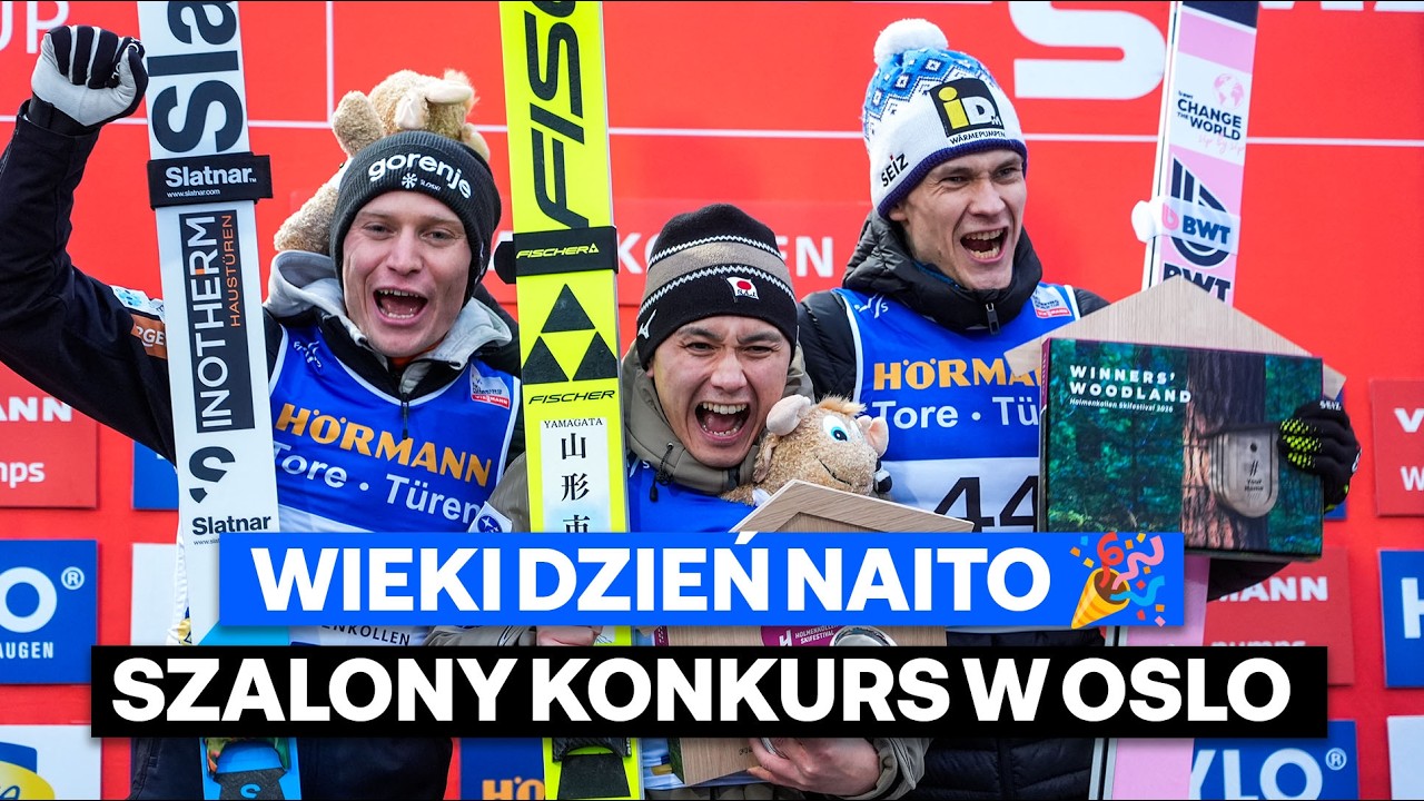 Naito skoczył najlepiej, Polacy średnio, a Raimund wcale - skrót niedzielnego konkursu PŚ w Oslo