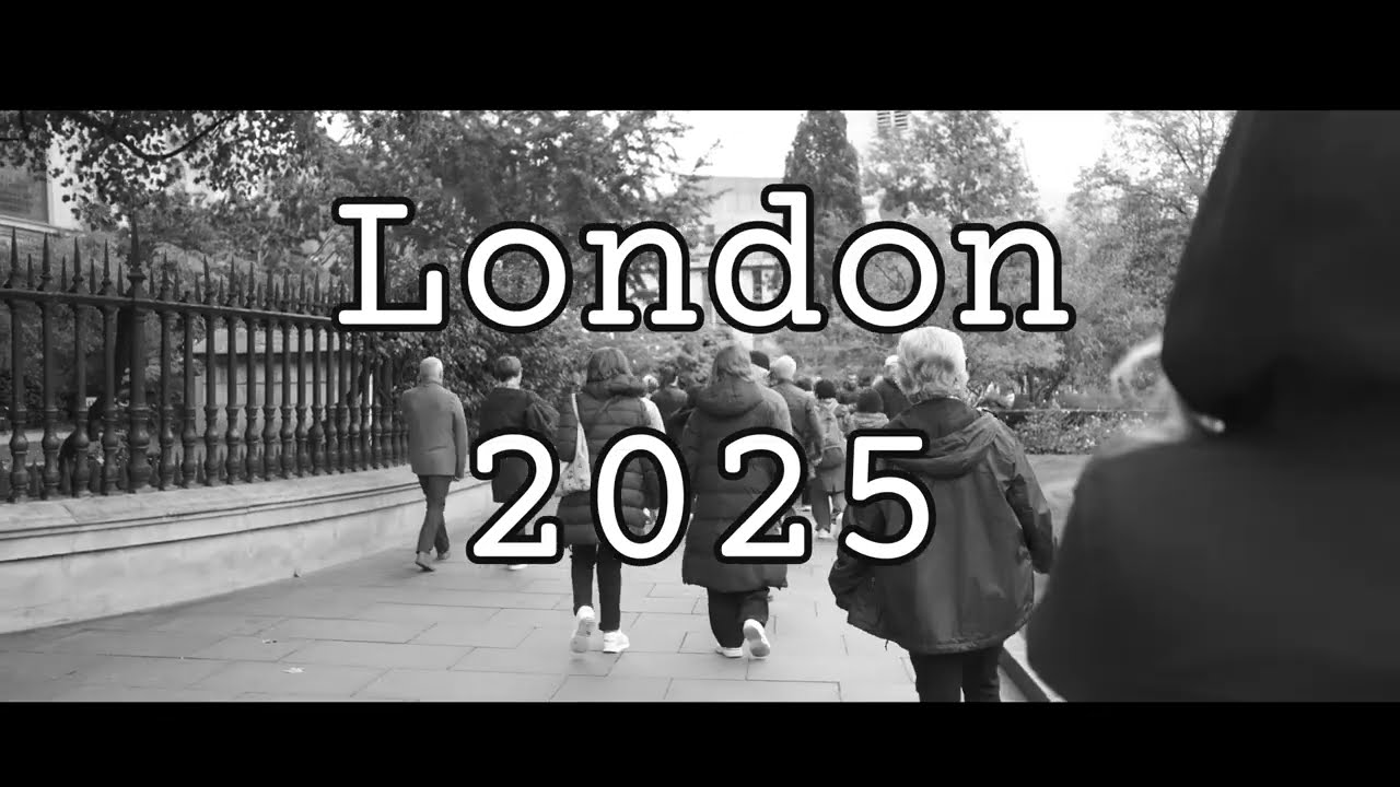 Walking around Saint Paul's Cathedral in London UK with a FujiFilm X-T5 and a Sirui anamorphic lens.