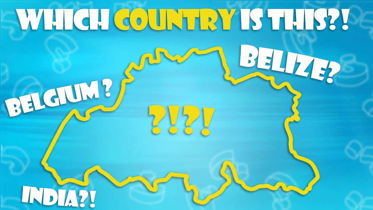 Guess the COUNTRY by its BORDERLINE 🌎🏳: Test your Geography Knowledge!