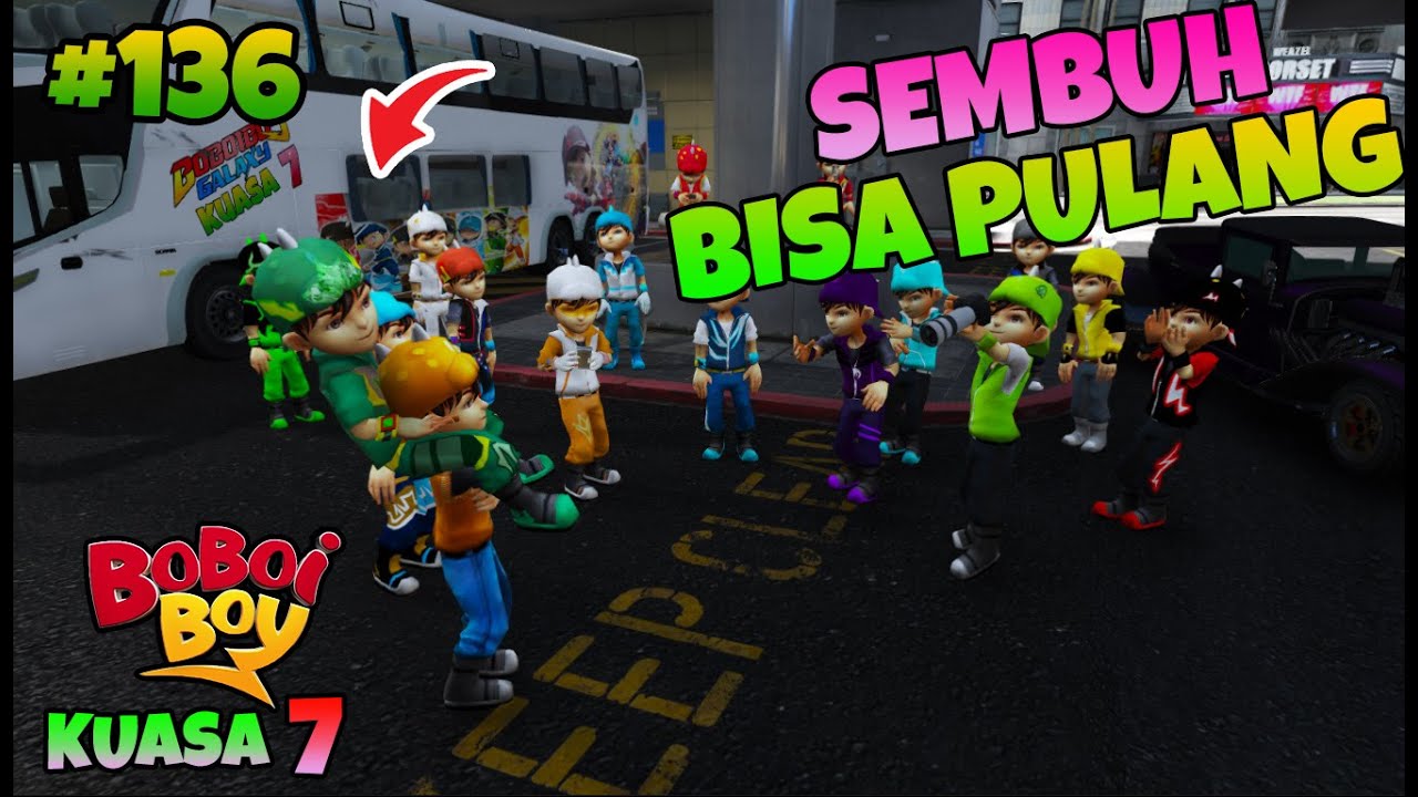 GTA 5 MOD BOBOIBOY CRYSTAL SUDAH SEMBUH DAN BISA PULANG KE RUMAH