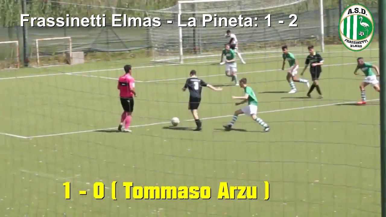 Frassinetti Elmas - La Pineta Sinnai: 1 - 2 (Allievi Prov.li 2017/2018)