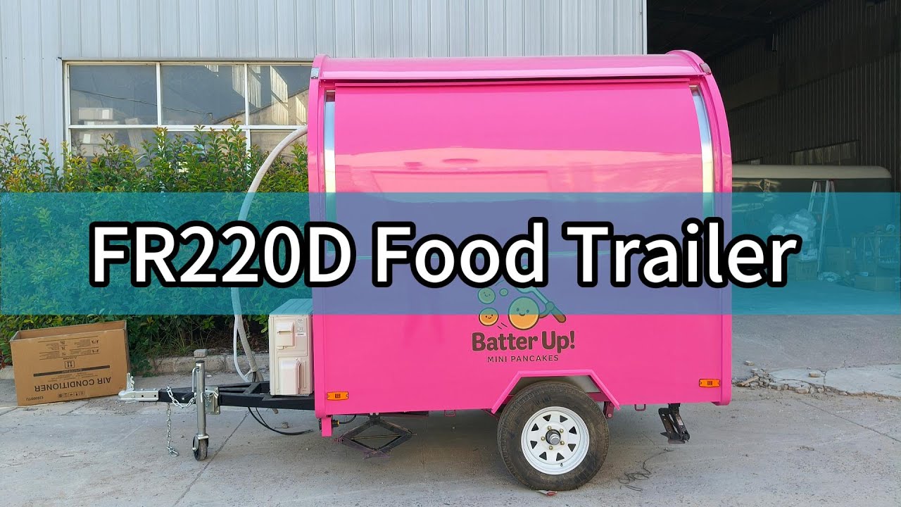FR220D Cake Ice Cream 7.2FT Cute Trailer Cart