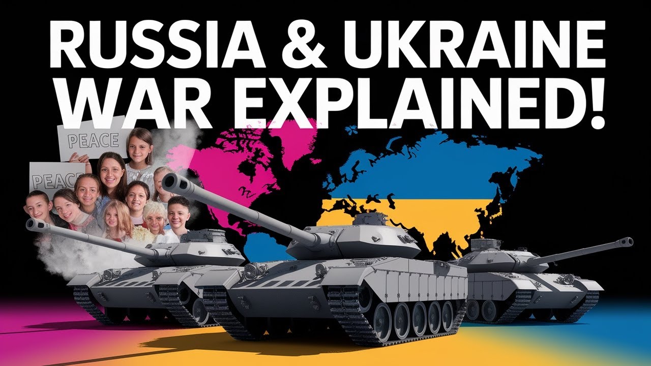 Russia-Ukraine War Explained for Kids | NEWSKIDS World News 2025