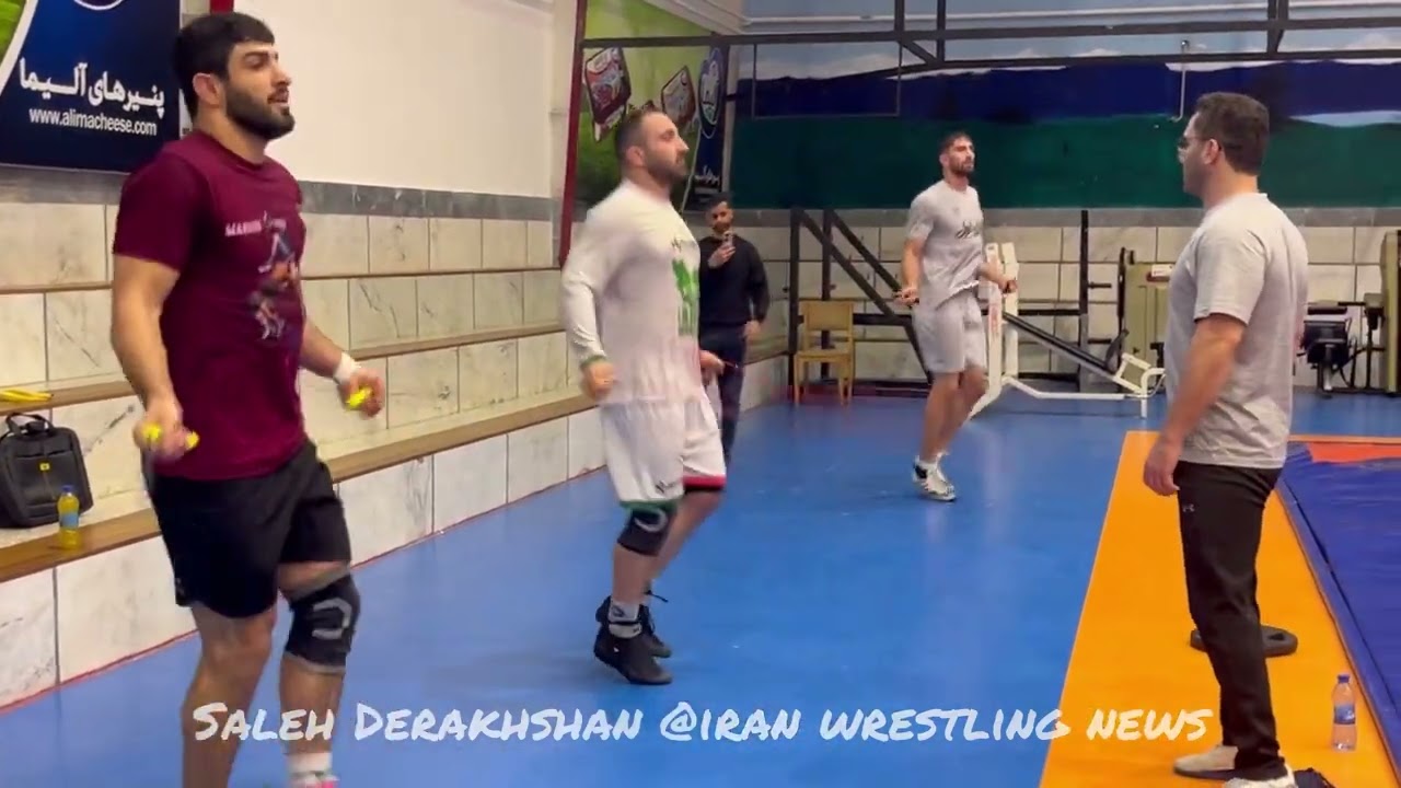 تمرینات ایستگاهی تیم ملی کشتی آزاد در مازندران، Iran Wrestling Team