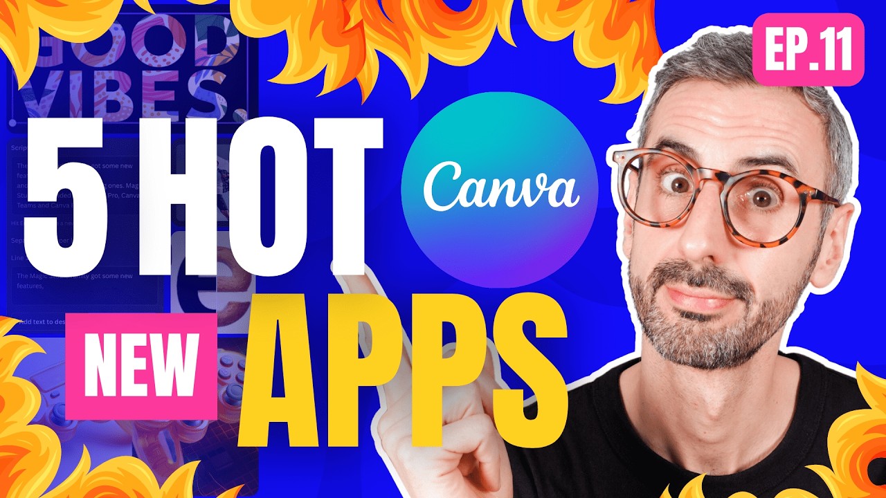 Hot New Canva Apps | Ep. 11 - Choppy Crop, Voice Studio, Replace Background, Text Art, TypeCutOut