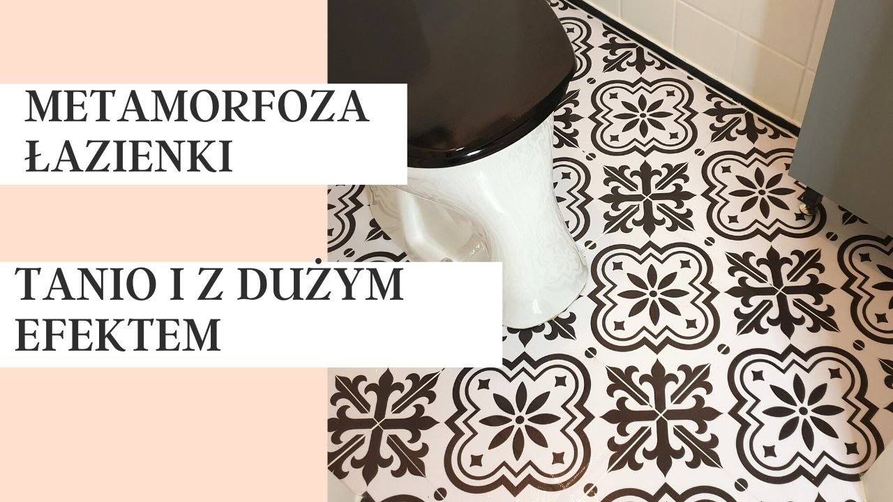 Tania metamorfoza małej łazienki.