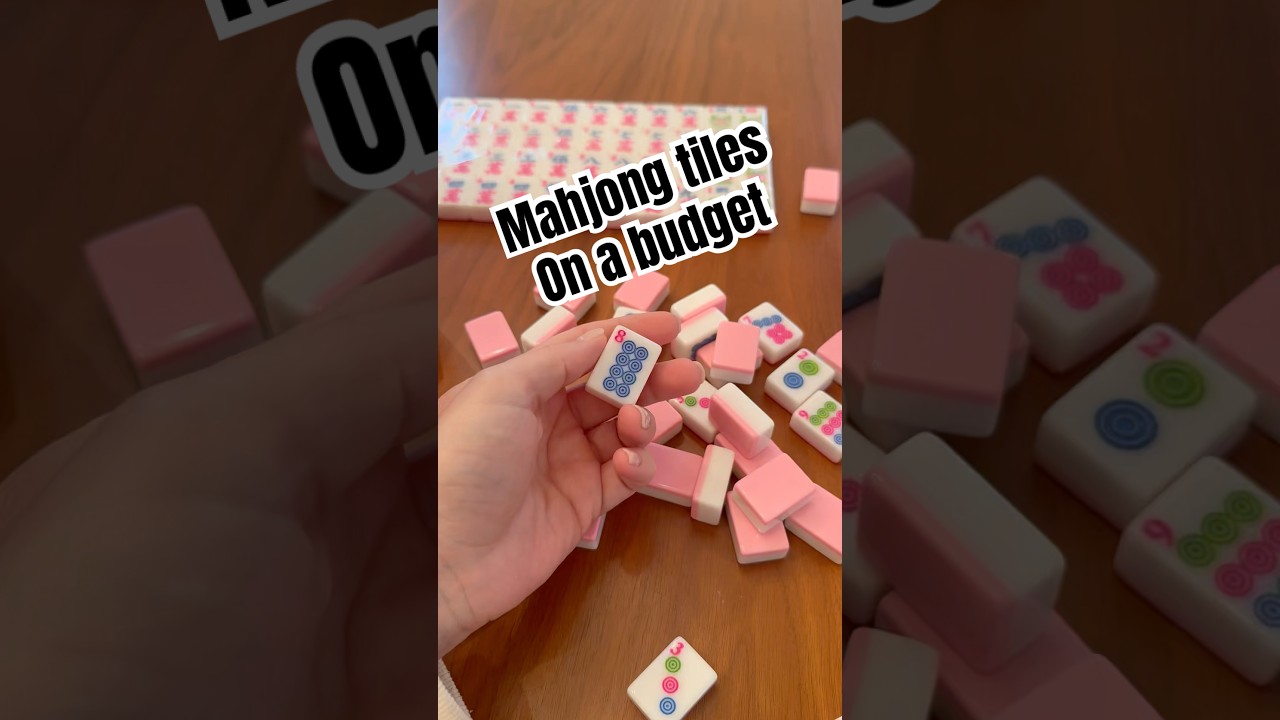 Mahjong tiles that won&rsquo;t break the bank! I paid $45 for this set! #mahjong #mahjongtiles