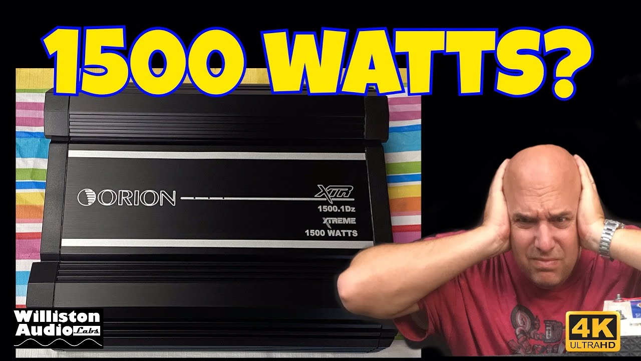 Budget Korean 1500 watt Amp Tested - Orion XTR-1500.1dz plus Old School Coustic DR-514 from 1994
