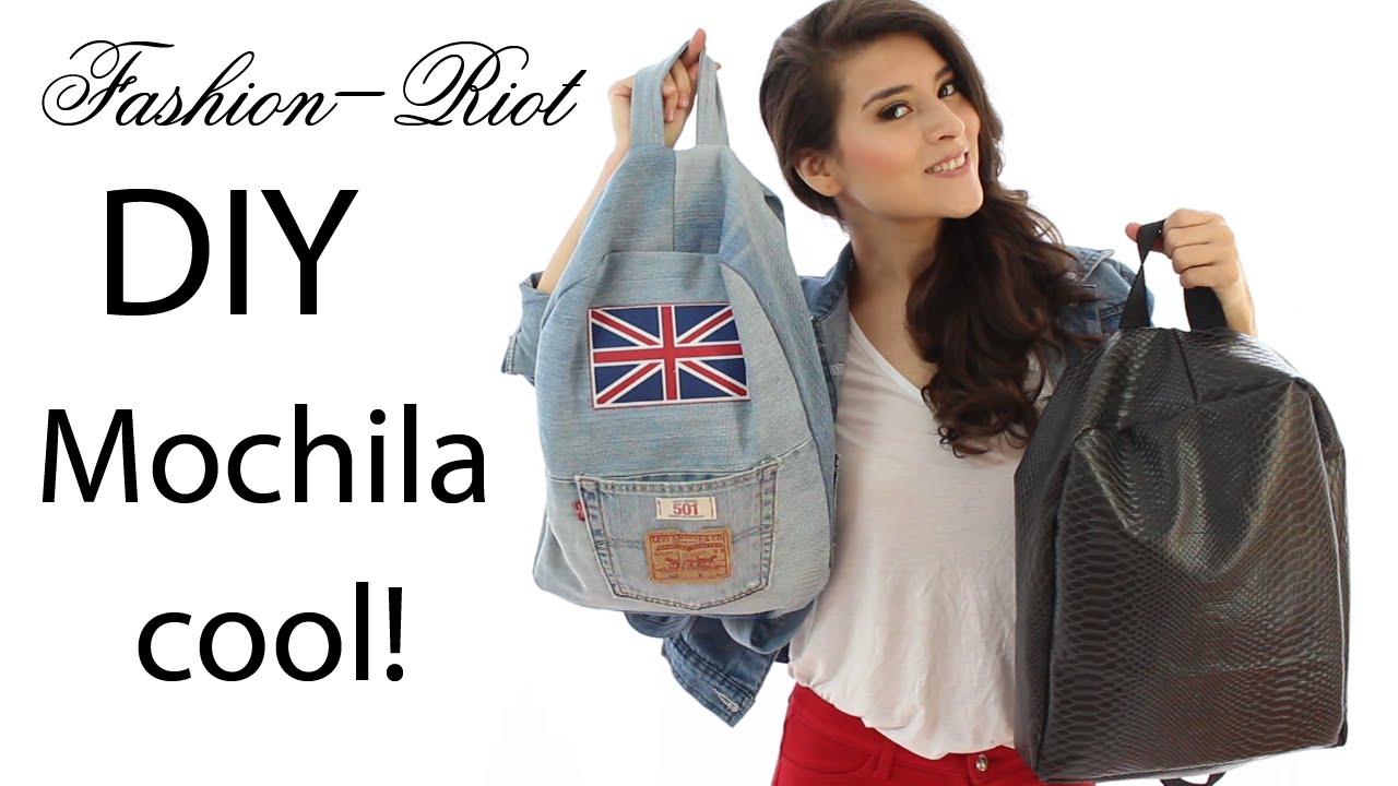 DIY Mochila de Jeans | Fashion Riot