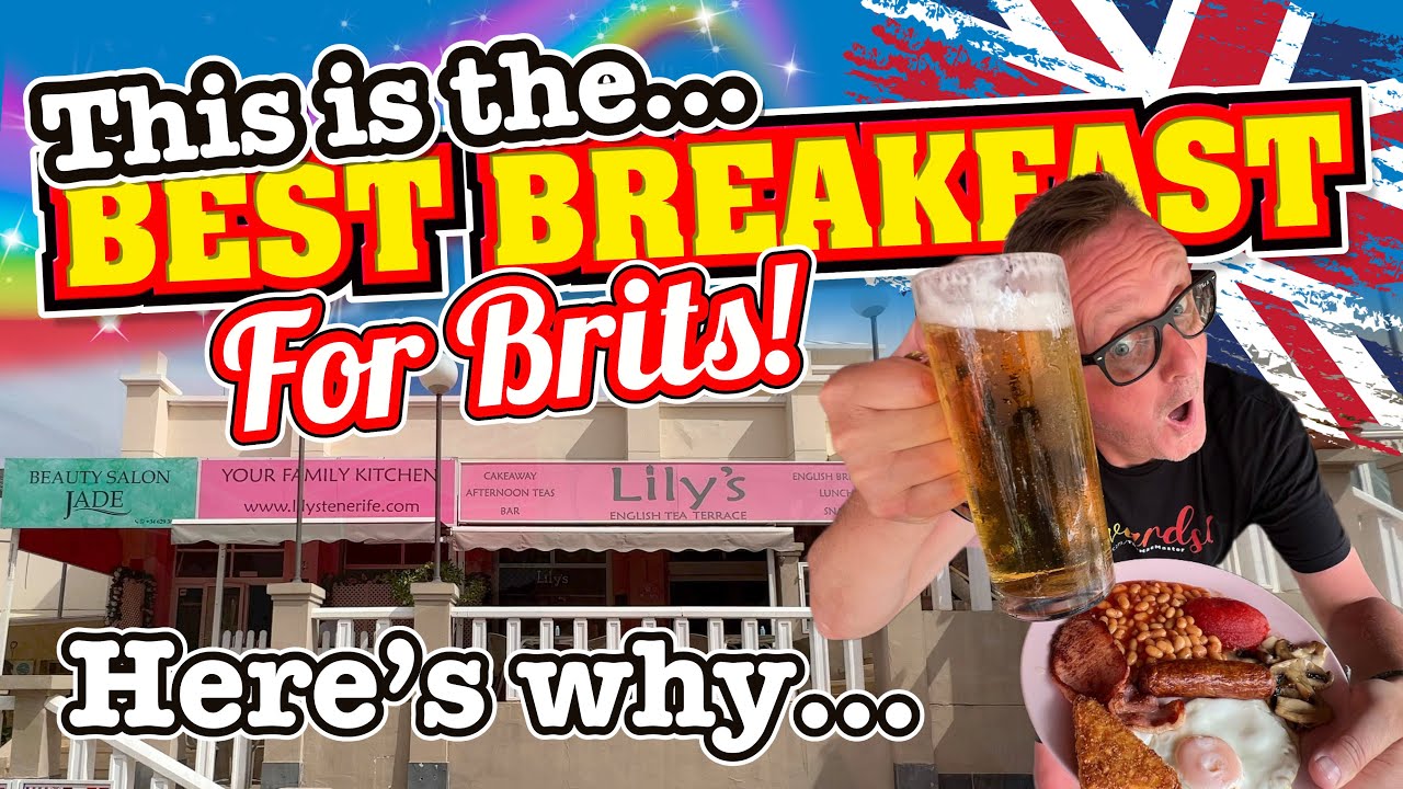 This is The BEST BREAKFAST For Brits in TENERIFE and Here's Why...
