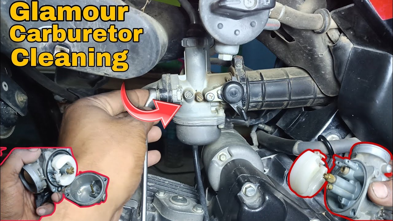 Hero Glamour Carburetor Cleaning | How To Clean Carburetor In Glamour