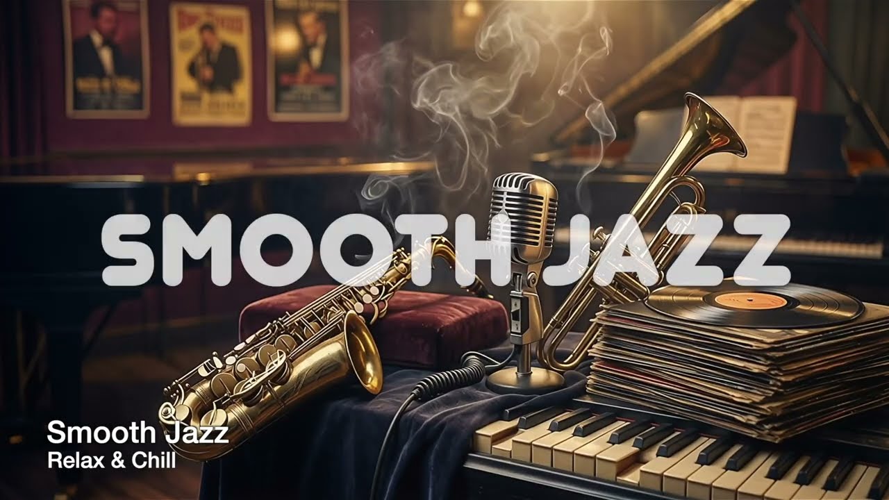Smooth Jazz 🎷 Relaxing Night Music | Chill, Work, Lounge | Smooth Jazz Lounge ☕ Background Music