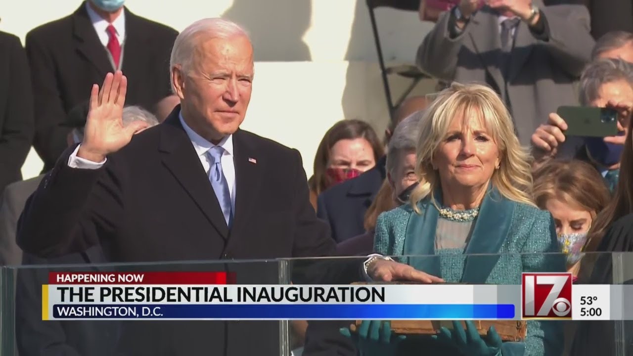 Joe Biden sworn in as 46th president