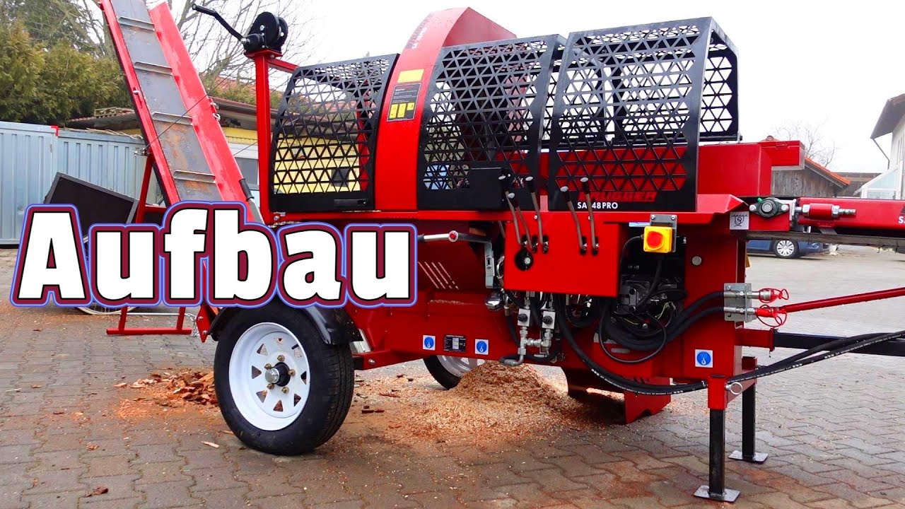 Sägespaltautomat SA 48PRO: Aufbau & Erster Härtetest! 🪵