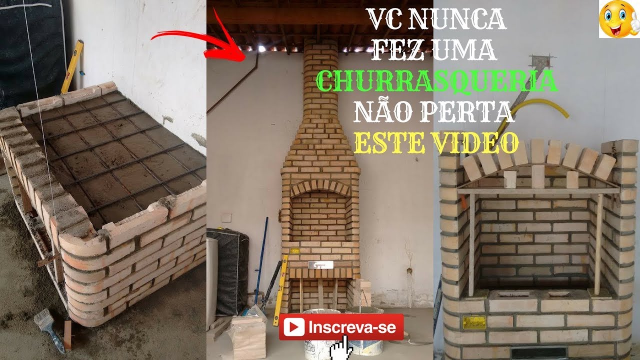 como fazer churrasqueira de canto redondo passo a passo