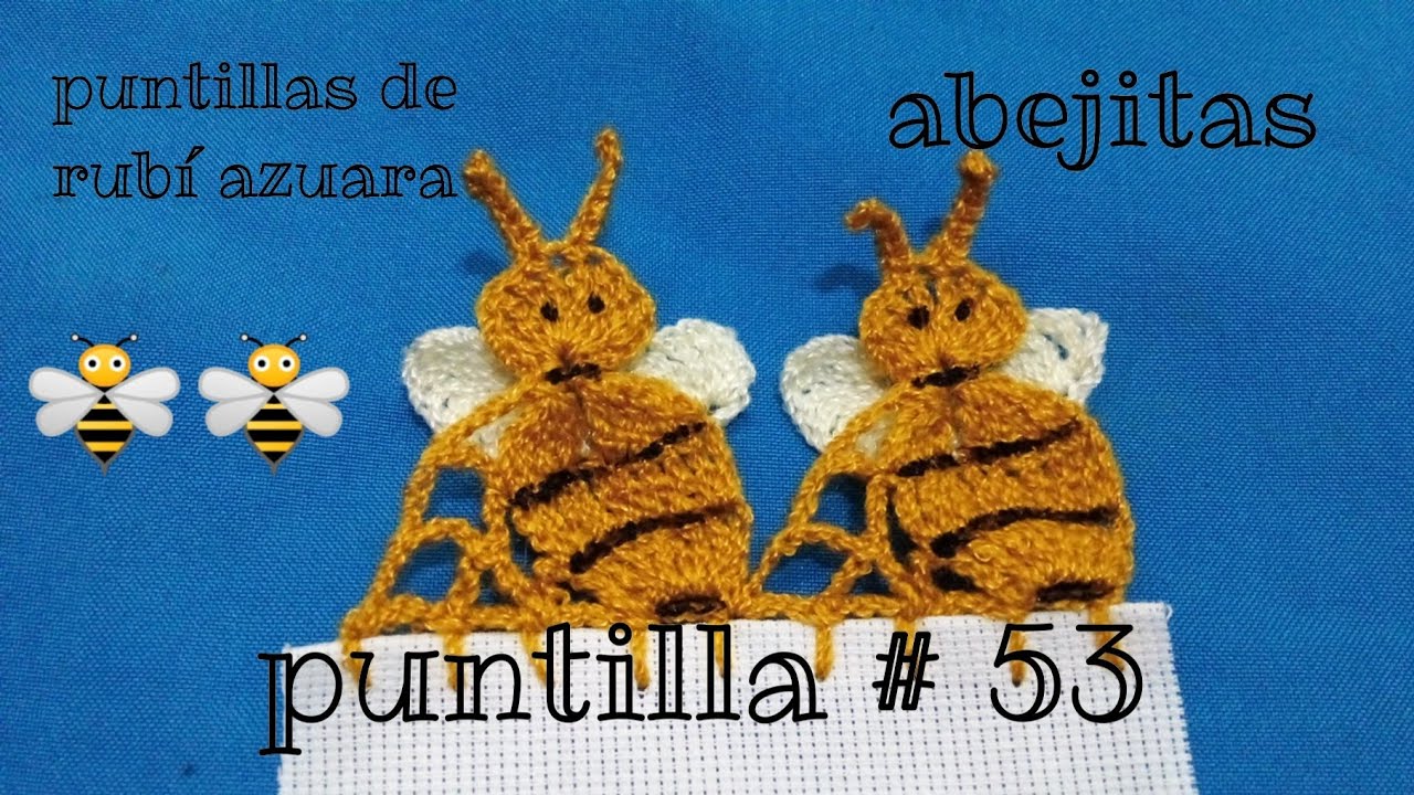 puntilla # 53 abejitas