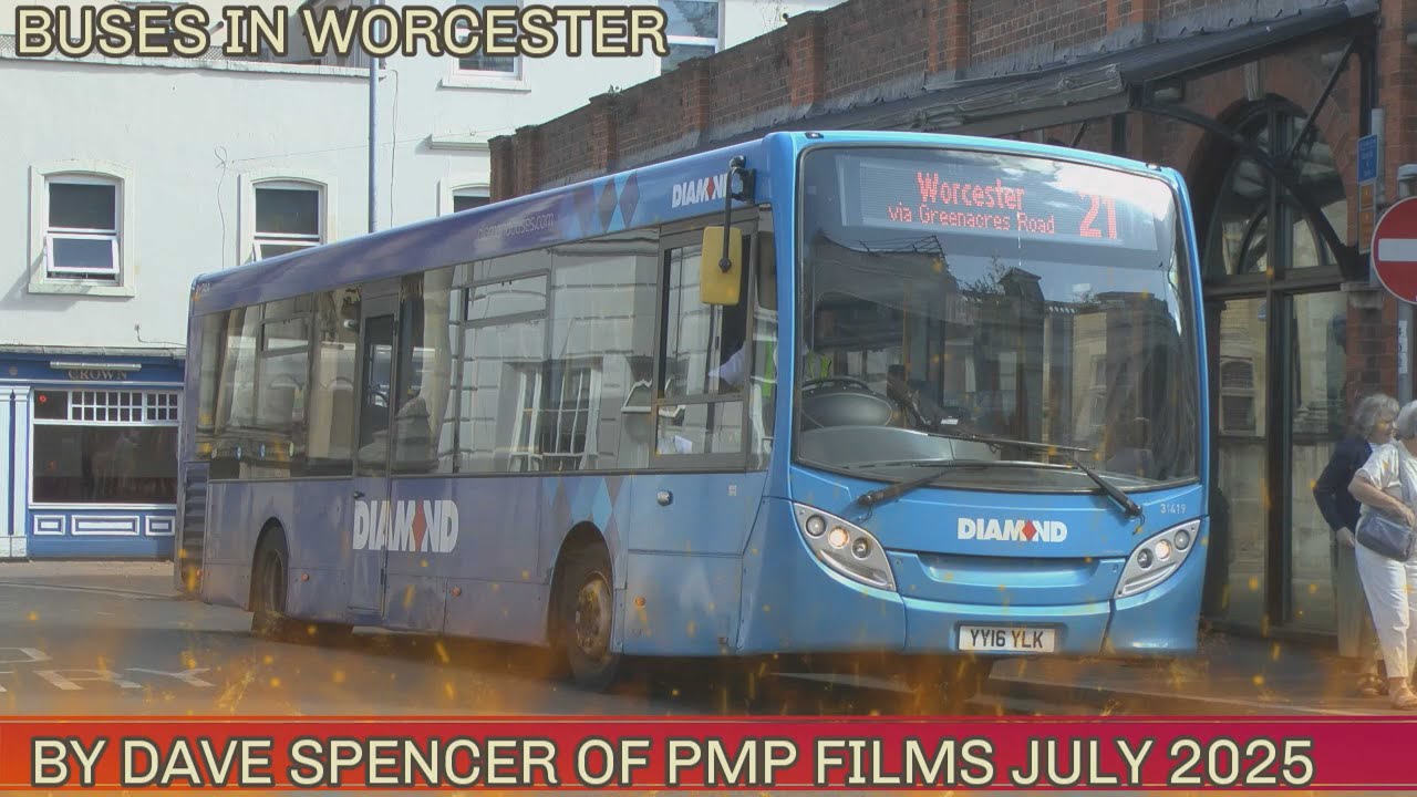 5509 WORCESTER BUSES FILMED BY DAVE SPENCER JULY 2025