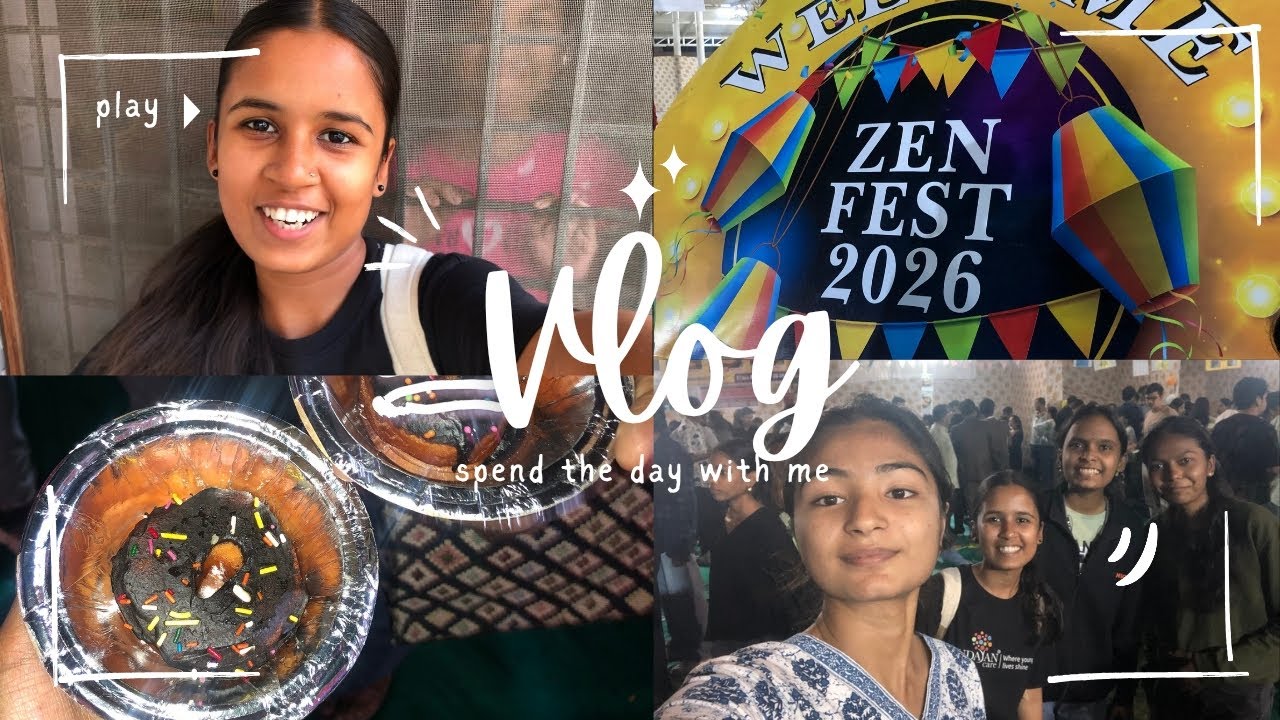 Zen Fest 2026 Vlog | Social Work, Fun Fair & Old School Friends 🎪✨🤍