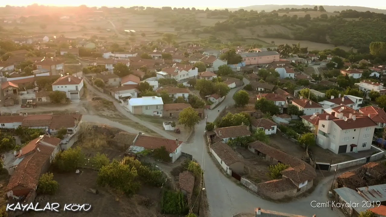 Balıkesir Balya Kayalar Köyü Kuşbakışı 2019 FHD