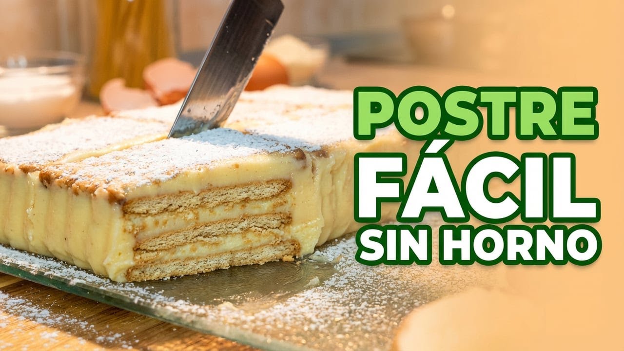 POSTRE DE YOGUR y galletas: Hazlo en 5 MINUTOS para sorprender a tus hijos hoy mismo.