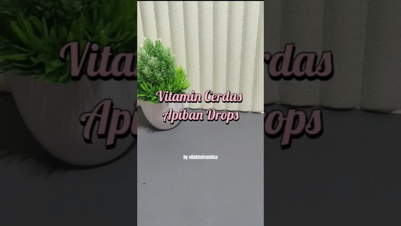 Vitamin Cerdas Apiban Drops belinya di link deskripsi