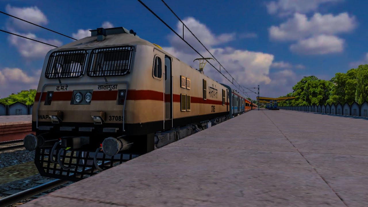 Santragachi Antyodaya Express || Indian train game 3D Gameplay ( WAP 7 ) 🚂