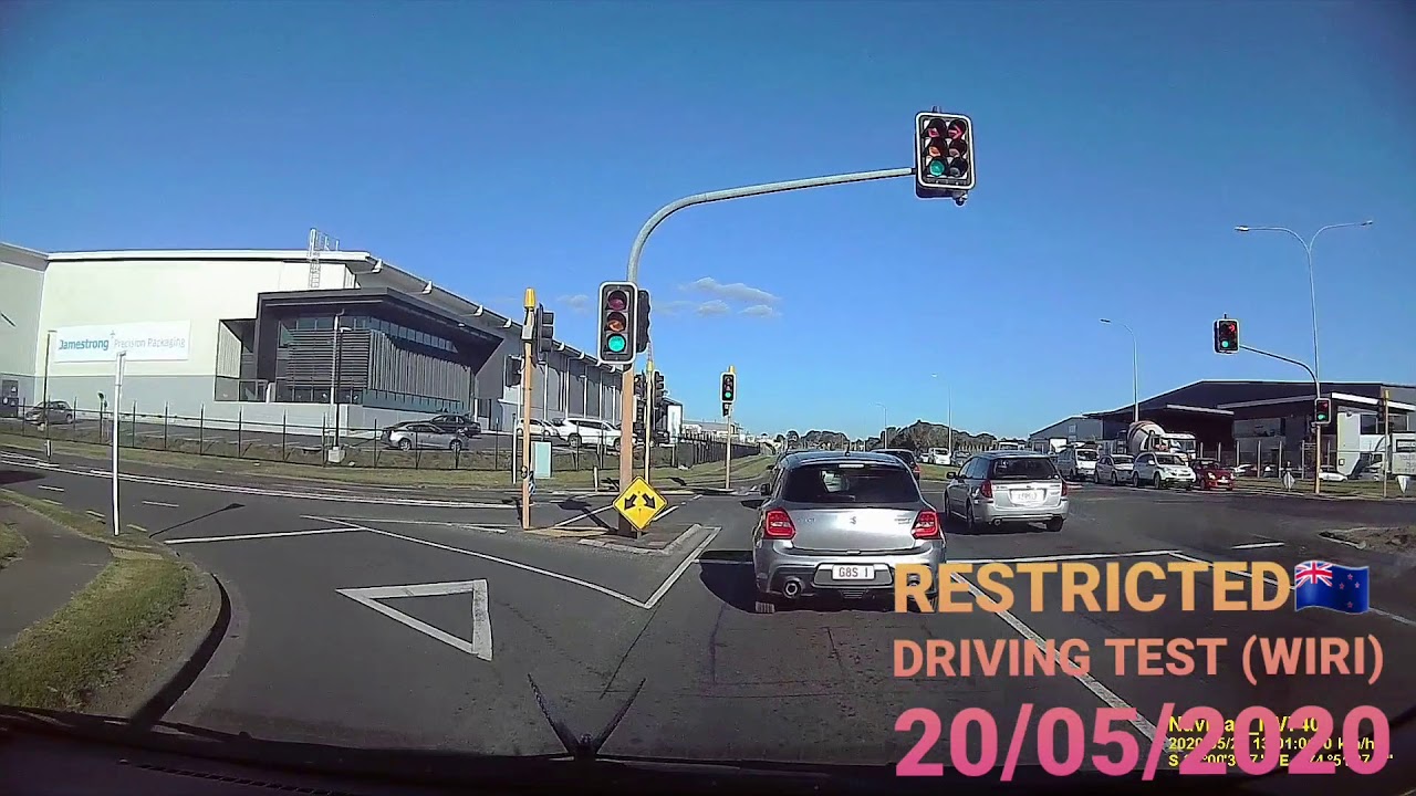 RESTRICTED DRIVING TEST  Vtnz Wiri 2020