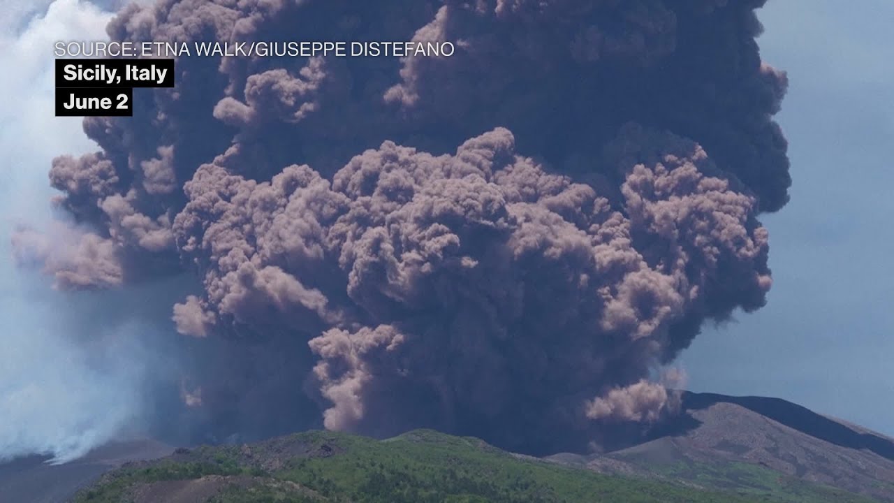 Italy's Mount Etna Erupts