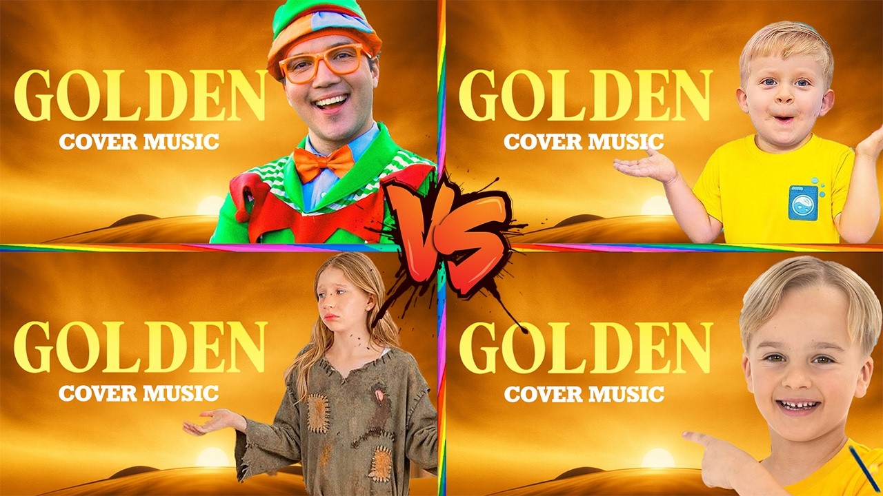 GOLDEN x Toys and Colors X Like Nastya x Ms Rachel  Official Music Cover