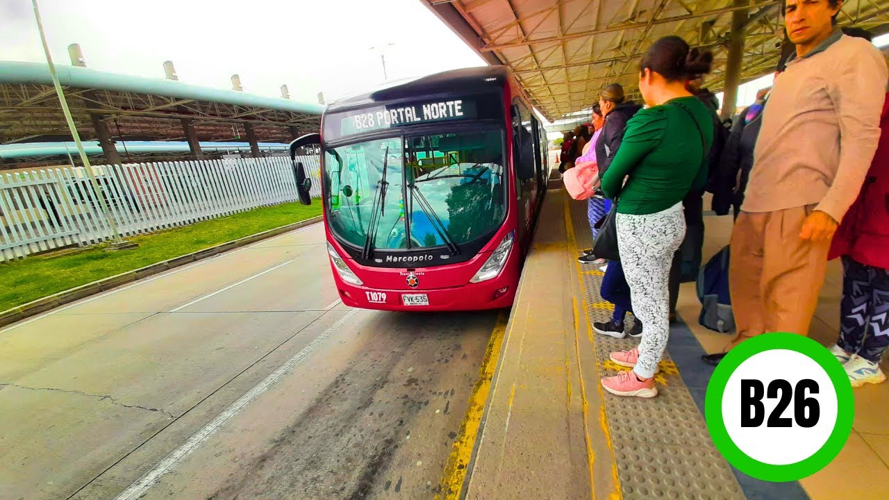 Ruta B26 Portal Americas ➡️ Alcala 🚍 Transmilenio Bogota