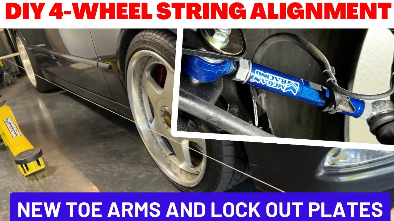 How to Install Rear Toe Arms and String Alignment | IS300 GS300 Altezza