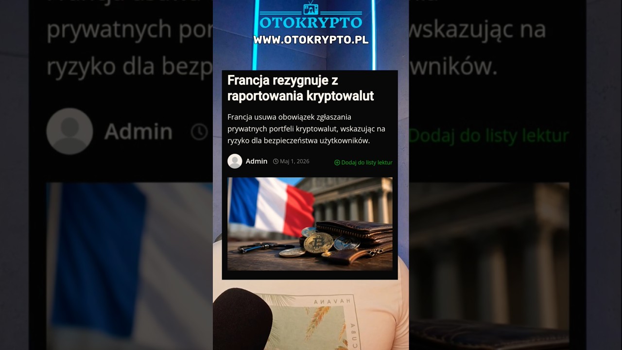 Francja rezygnuje z kontroli kryptowalut! Co się stało? 🇫🇷