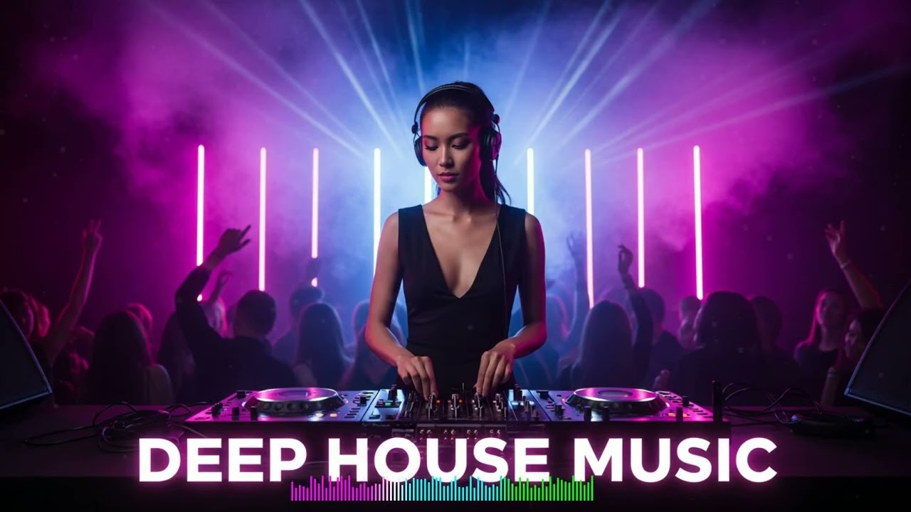 Deep House Party Drive 🚗 Deep Bass House Beats for Night Ride and Dance Energy