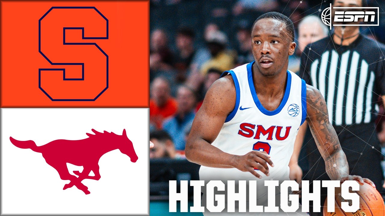 Syracuse Orange vs. SMU Mustangs | ACC MBB Tournament Highlights | ESPN College Basketball