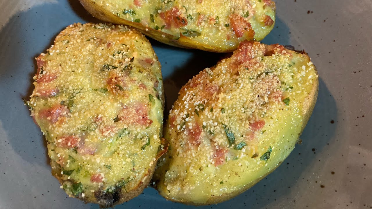 PATATE RIPIENE AL FORNO - Ricetta Mollica’s