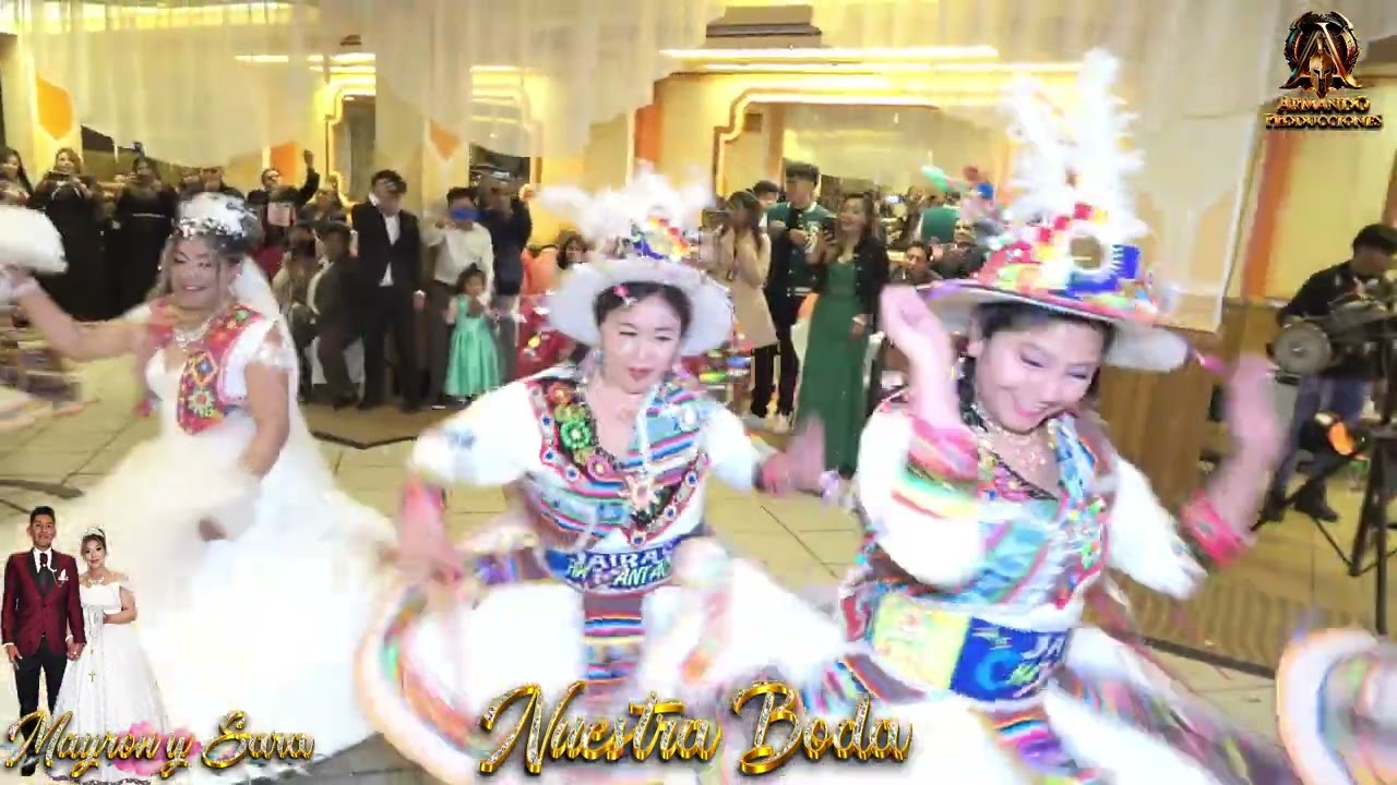 coreografia de tinkus en la Boda Mayron y Sara