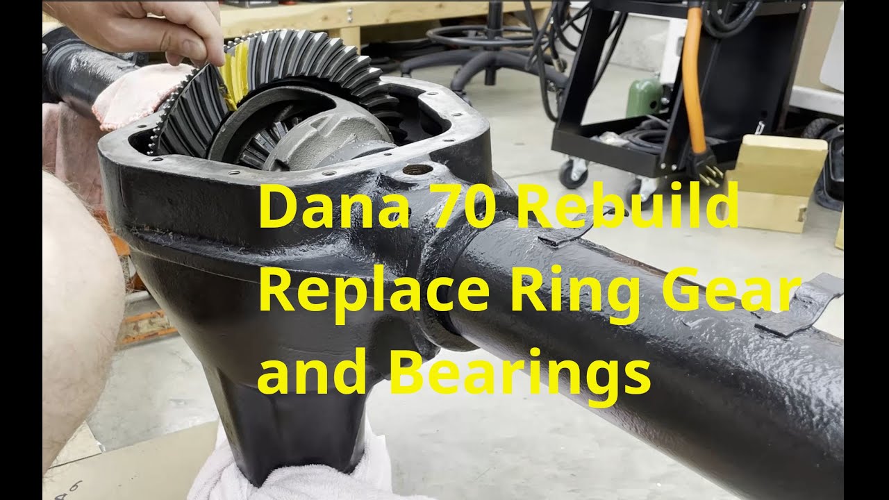Dana 70 Rebuild pt 2 - Replace Ring Gear, Bearings and Setup