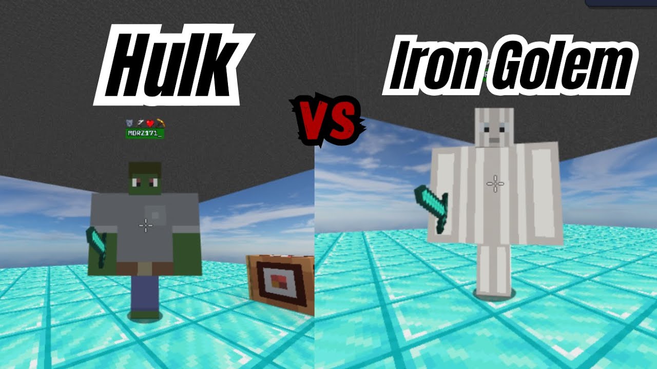 This how to be Hulk & Iron Golem in Bloxd io!!!