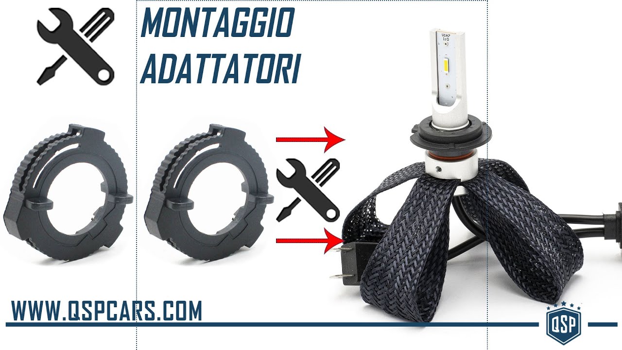 Come Montare Adattatore H7 per Ford Fiesta 7 su Lampadina LED QualitySpCars a Maglie | QSPCARS.COM