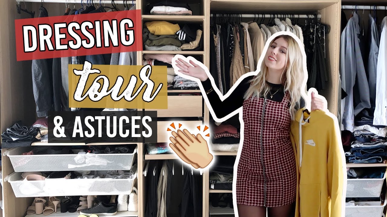 RANGEMENT DE MON DRESSING 👏🏻 ASTUCES, TRI ET NOUVELLE ORGANISATION !!