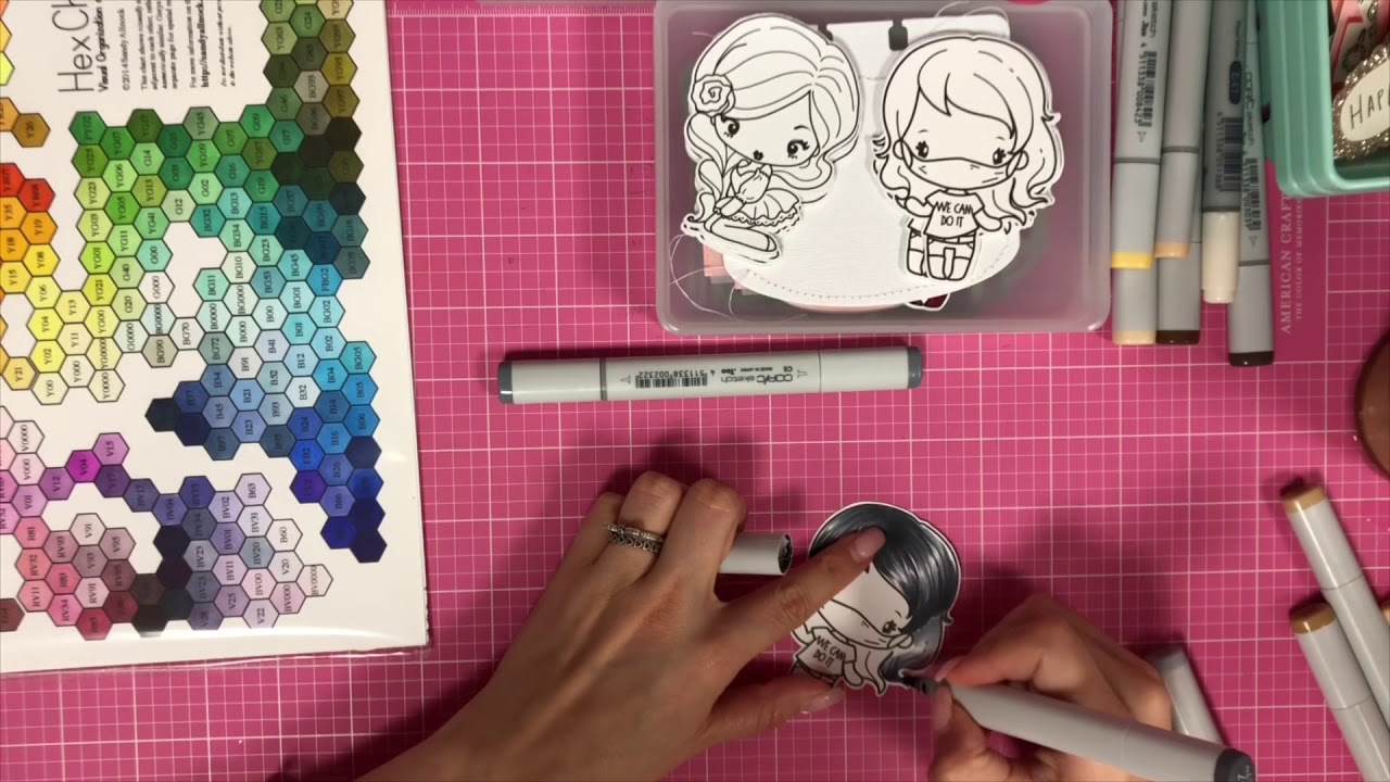 Quick Hello & Copic Coloring Vid.. 💕