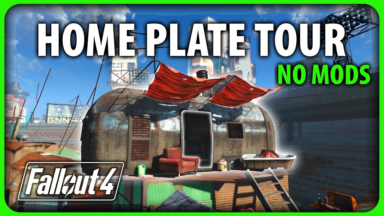 Fallout 4 - Fully Decorated Home Plate (No Mods)