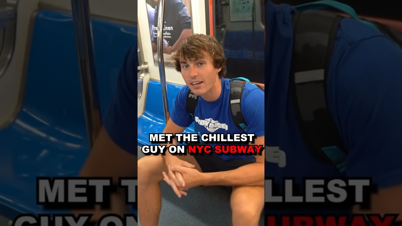 Blake Bachert Met The Chillest Guy on NYC Subway