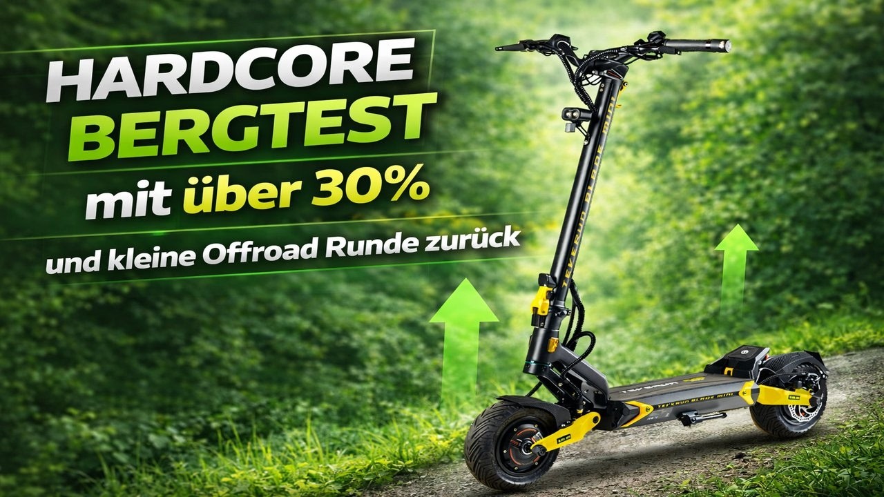 Hardcore Bergtest über 30% – TEVERUN Blade Mini Ultra im Extrem-Test!